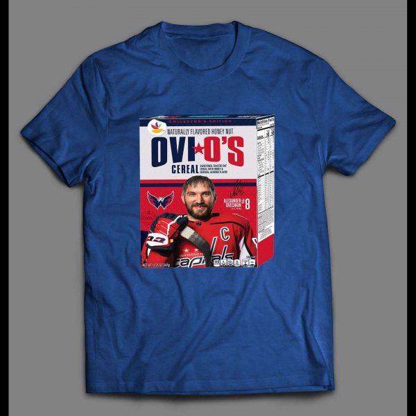 WASHINGTON ALEXANDER OVECHKIN "OVIO'S CEREAL" HOCKEY SHIRT