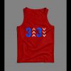 3 UP 3 DOWN PITCHER STRIKE OUT BASEBALL MENS TANK TOP