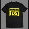 SOCIAL DISTANCING CAUTION PLEASE STAY 6 FEET AWAY SHIRT