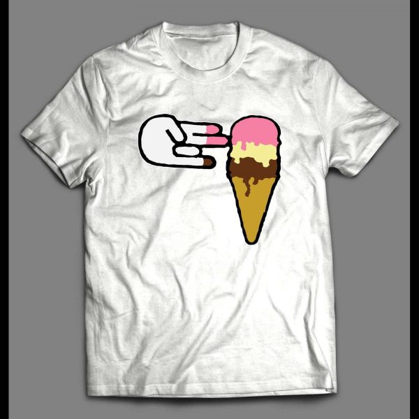 ICE CREAM CONE SHOCKER ADULT HUMOR SHIRT