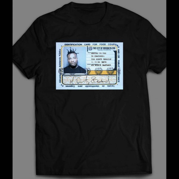 YOUTH SIZE OL' DIRTY BASTARD (ODB) FOOD STAMP CARD SHIRT