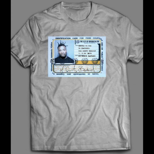 YOUTH SIZE OL' DIRTY BASTARD (ODB) FOOD STAMP CARD SHIRT