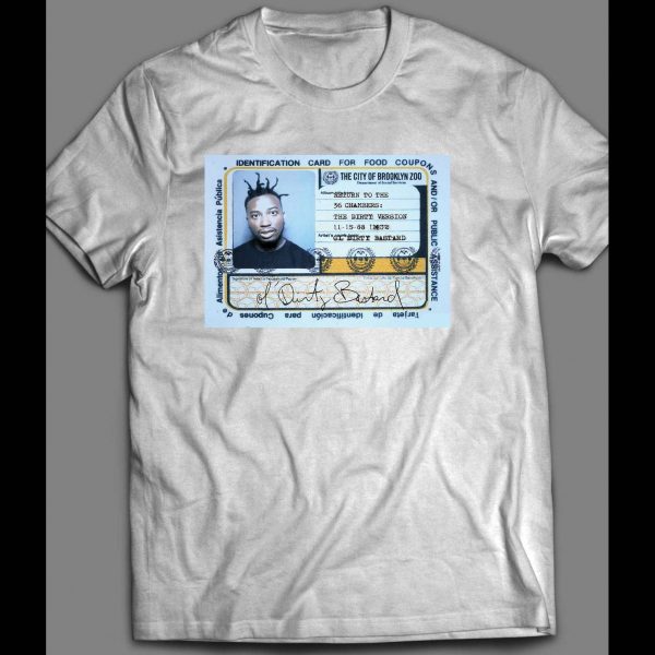 YOUTH SIZE OL' DIRTY BASTARD (ODB) FOOD STAMP CARD SHIRT