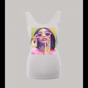 RAPPER CARDI B LADIES TANK TOP