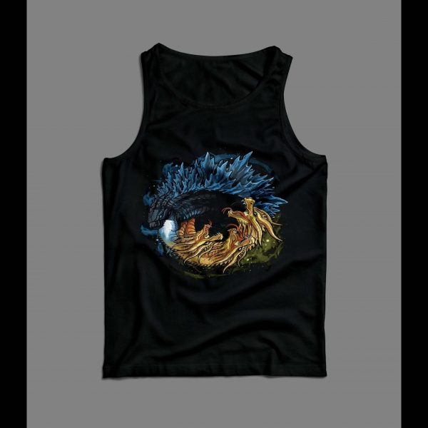 YING YANG STYLE THE KING VS THE TERROR KAIJU MEN'S TANK TOP