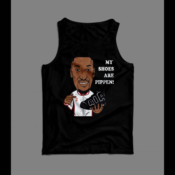 SCOTTIE PIPPEN MY SHOES ARE PIPPEN OLDSKOOL HIGH QUALITY MEN'S TANK TOP