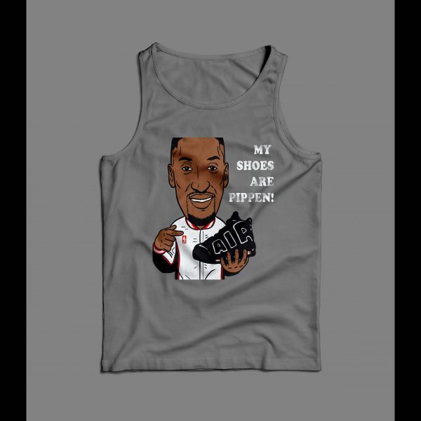 SCOTTIE PIPPEN MY SHOES ARE PIPPEN OLDSKOOL HIGH QUALITY MEN'S TANK TOP