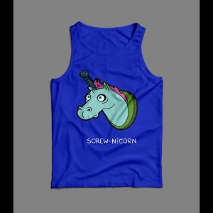 SCREW-NICORN FUNNY UNICORN PARODY MEN'S TANK TOP