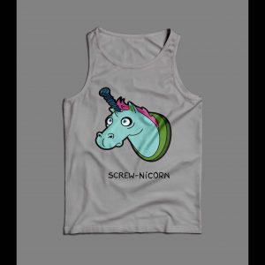 SCREW-NICORN FUNNY UNICORN PARODY MEN'S TANK TOP