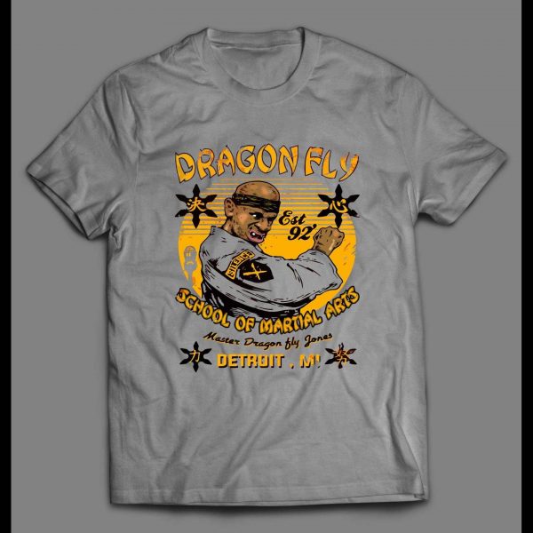 DRAGONFLY SCHOOL OF MARTIAL ARTS "TV SHOW" PARODY ART SHIRT