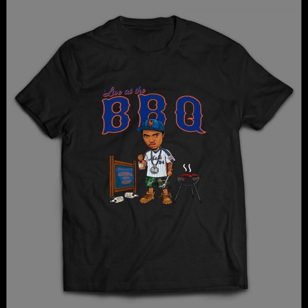 RAPPER NAS "LIVE AT THE BBQ" HIGH QUALITY PRINT SHIRT
