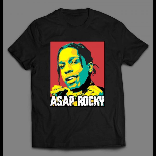 RAPPER ASAP ROCKY POP ART SHIRT