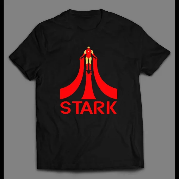 IRON MAN GAME PARODY STARK ART MEN SHIRT