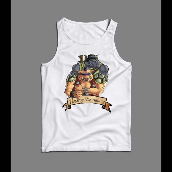 BEBOP AND ROCK STEADY DESTROY EVERYTHING MEN'S TANK TOP