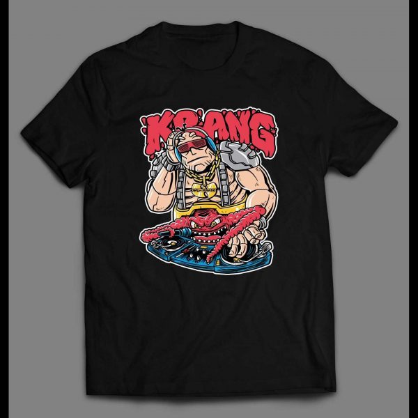 NINJA DJ BOSS VILLAIN KRANG HIGH OLDSKOOL QUALITY SHIRT