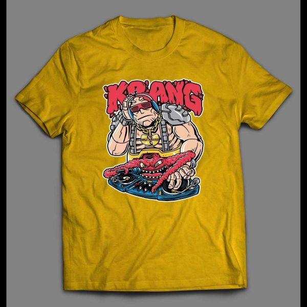 NINJA DJ BOSS VILLAIN KRANG HIGH OLDSKOOL QUALITY SHIRT
