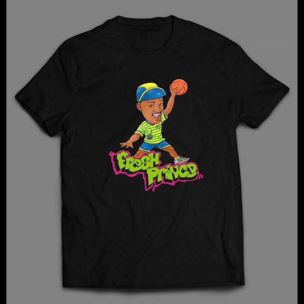 FRESH PRINCE OF BEL-AIR JUMP MAN PARODY HIGH QUALITY SHIRT