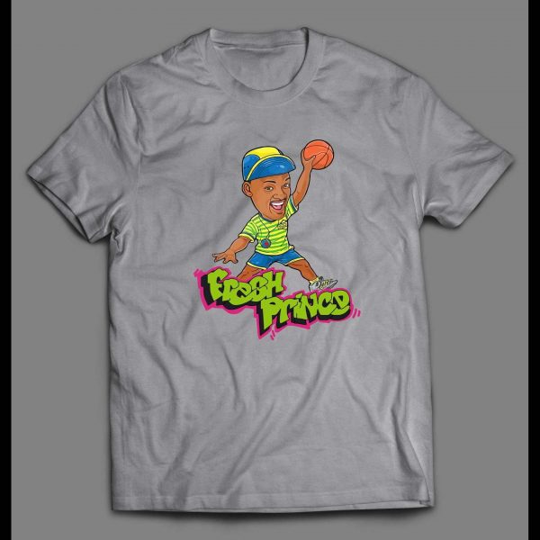 FRESH PRINCE OF BEL-AIR JUMP MAN PARODY HIGH QUALITY SHIRT