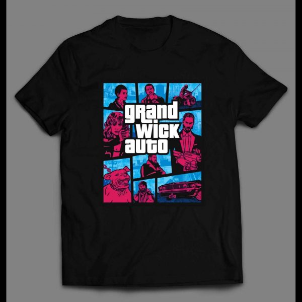 GRAND WICK AUTO MOVIE GAME PARODY HIGH QUALITY SHIRT