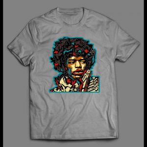 LEGENDARY GUITARIST JIMI ABSTRACT ART SHIRT