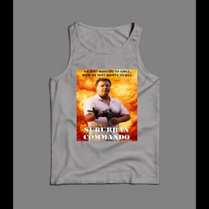 SUBURBAN COMMANDO KEN GRILL AND KILL MEME MEN'S TANK TOP
