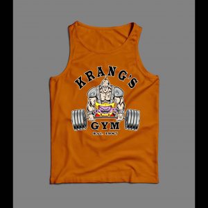 NINJA VILLAIN KRANG'S GYM FITNESS/ WORK OUT MEN'S OLDSKOOL TANK TOP