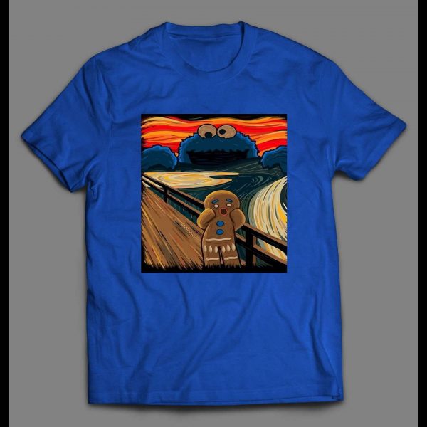 COOKIE MONSTER STARRY NIGHT PARODY SHIRT