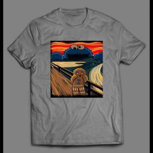 COOKIE MONSTER STARRY NIGHT PARODY SHIRT