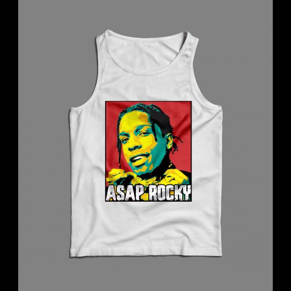 RAPPER ASAP ROCKY POP ART MEN'S TANK TOP