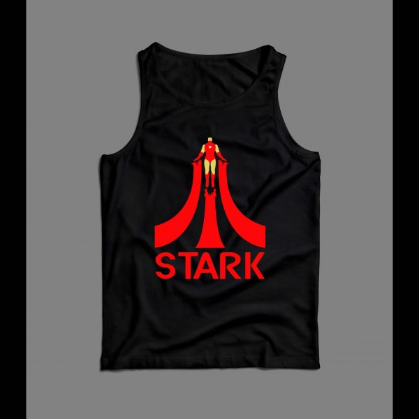IRON MAN GAME PARODY STARK ART MEN'S TANK TOP