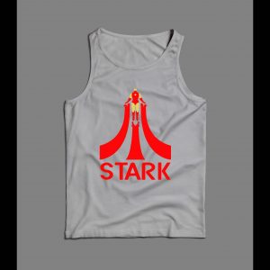 IRON MAN GAME PARODY STARK ART MEN'S TANK TOP