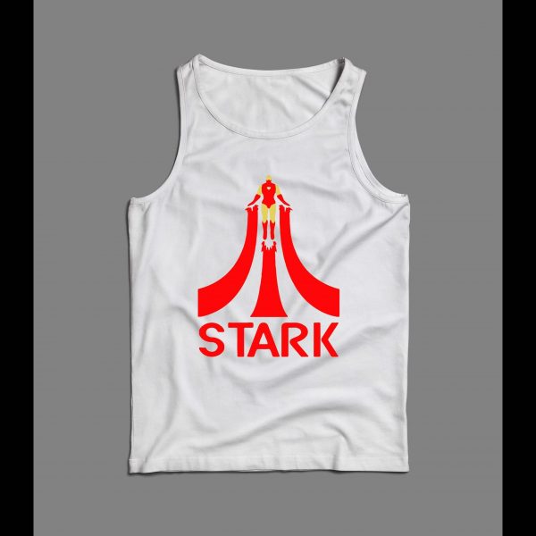 IRON MAN GAME PARODY STARK ART MEN'S TANK TOP