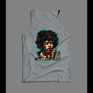 LEGENDARY GUITARIST JIMI HENDRIX ABSTRACT ART MEN'S TANK TOP