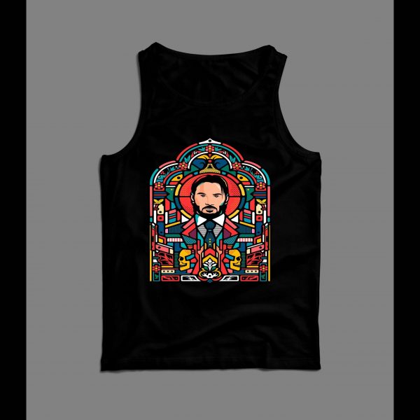 STAINED GLASS ASSASSIN PARODY HIGH QUALITY MEN'S TANK TOP