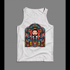 STAINED GLASS ASSASSIN PARODY HIGH QUALITY MEN'S TANK TOP