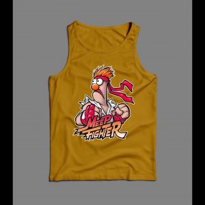 THE MUPPETS BEAKER VIDEO GAME PARODY MEEP FIGHTER GAMER MEN'S TANK TOP