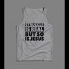 THE STRUGGLE IS REAL BUT SO IS JESUS CHRISTIAN ART MEN’S TANK TOP