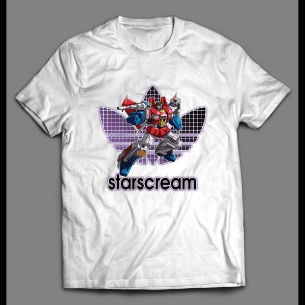 TF ROBOTS DECEPTICON STARSCREAM ATHLETIC WEAR INSPIRED SHIRT