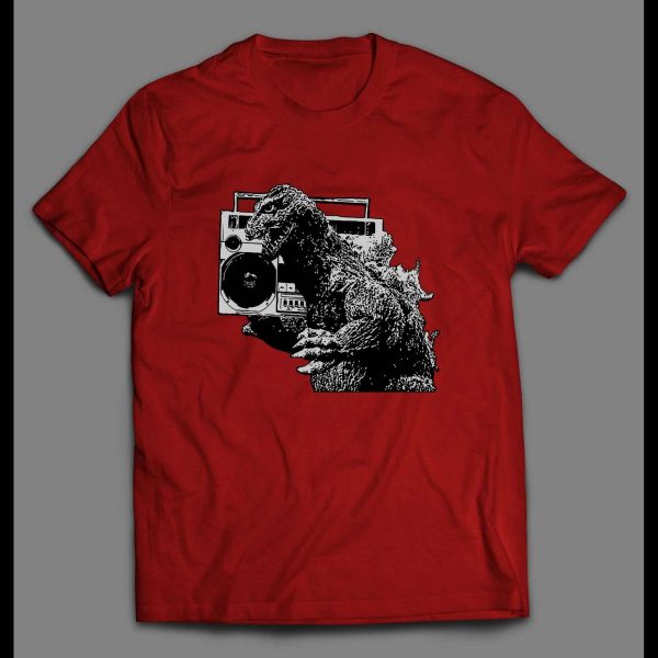 VINTAGE GODZILLA HIP HOP BOOMBOX SHIRT