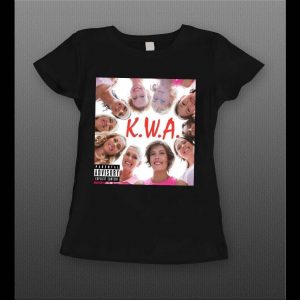 KAREN'S WITH ATTITUDE K.W.A HIGH QUALITY OLDSKOOL KAREN LADIES SHIRT