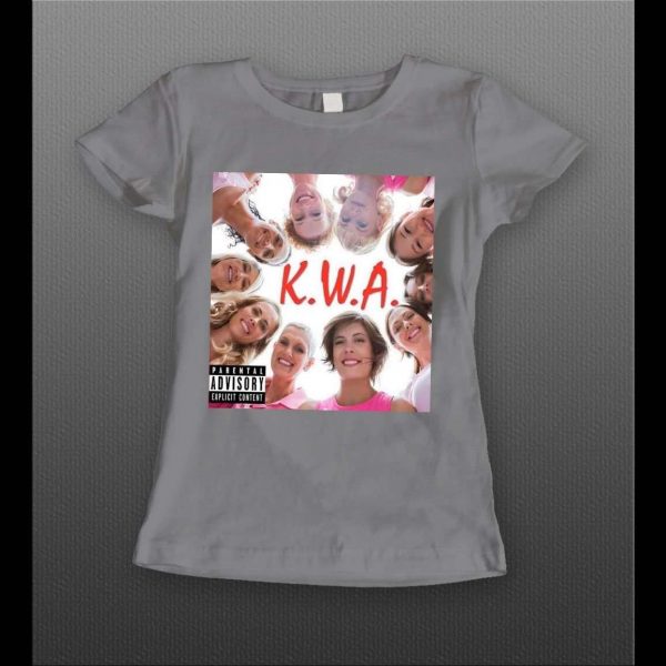 KAREN'S WITH ATTITUDE K.W.A HIGH QUALITY OLDSKOOL KAREN LADIES SHIRT