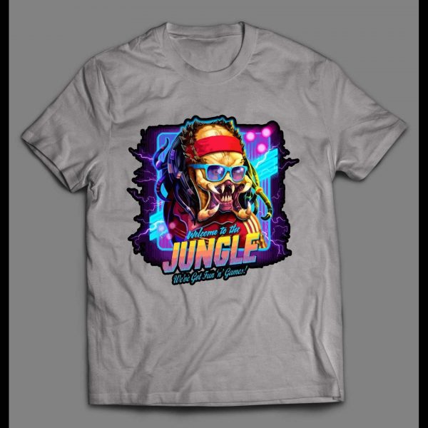 THE PREDATOR WELCOME TO THE JUNGLE RETRO STYLE SHIRT