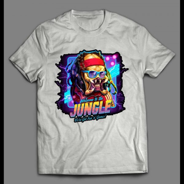 THE PREDATOR WELCOME TO THE JUNGLE RETRO STYLE SHIRT