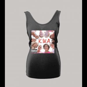 KAREN'S WITH ATTITUDE K.W.A HIGH QUALITY OLDSKOOL KAREN LADIES TANK TOP