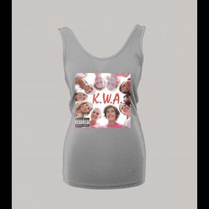 KAREN'S WITH ATTITUDE K.W.A HIGH QUALITY OLDSKOOL KAREN LADIES TANK TOP