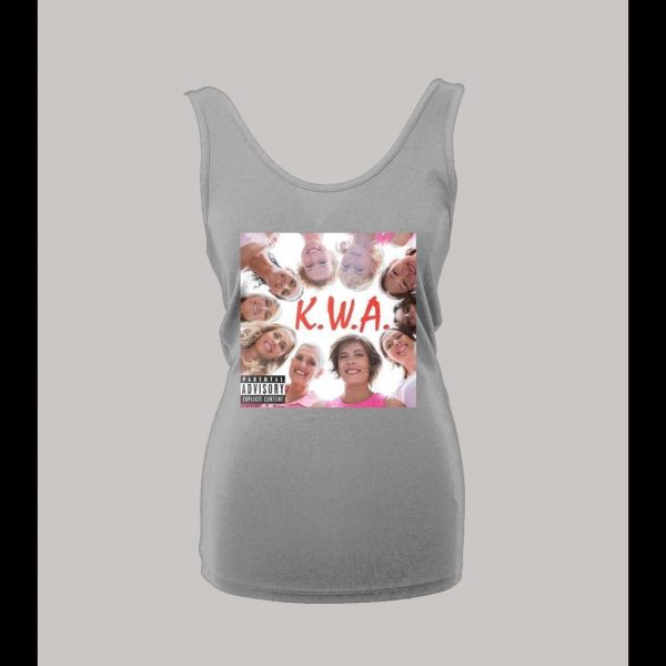 KAREN'S WITH ATTITUDE K.W.A HIGH QUALITY OLDSKOOL KAREN LADIES TANK TOP