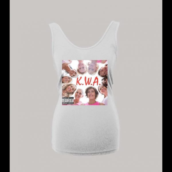 KAREN'S WITH ATTITUDE K.W.A HIGH QUALITY OLDSKOOL KAREN LADIES TANK TOP