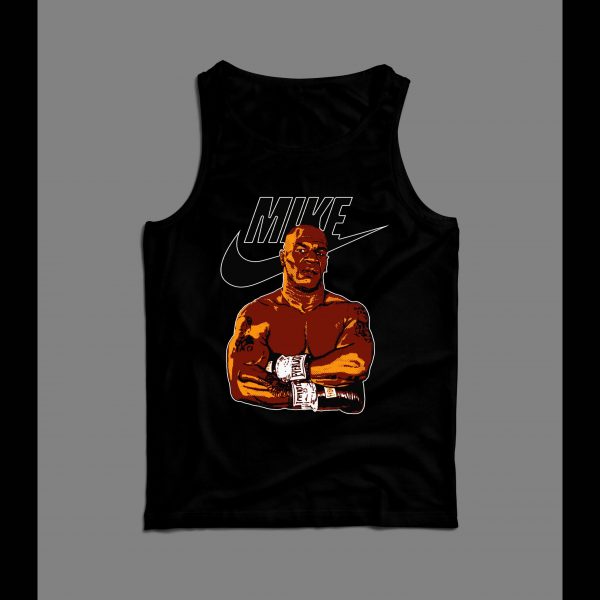 BOXER MIKE TYSON SPORTS WEAR PARODY CUSTOM FIGHT ART MEN'S TANK TOP