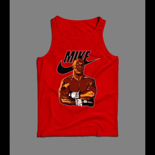 BOXER MIKE TYSON SPORTS WEAR PARODY CUSTOM FIGHT ART MEN'S TANK TOP