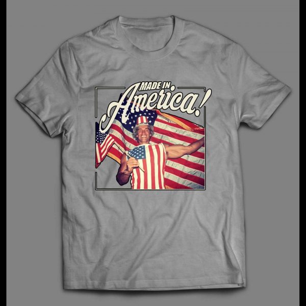 MADE IN AMERICA ARNOLD SCHWARZENEGGER HIGH QUALITY SHIRT